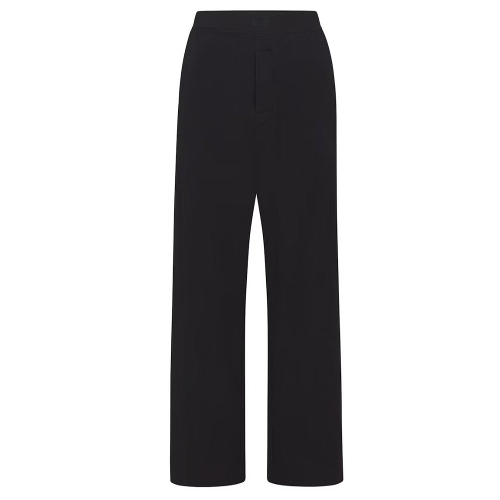 Skims Boyfriend Loose Pants Onyx Black Lounge Sleepwear AP-PNT-1371 XS